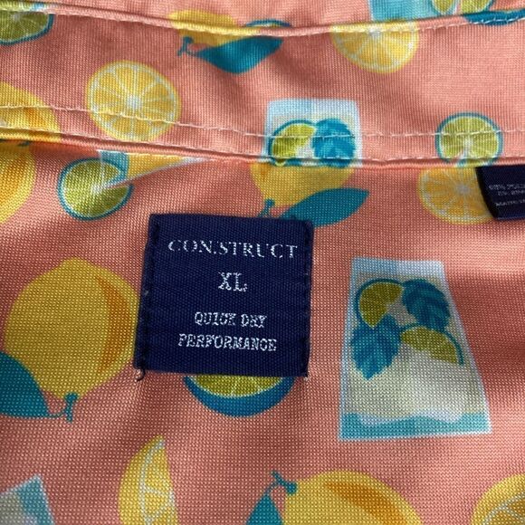 Construct Lemon Cocktail Golf Polo XL - Picture 4 of 8